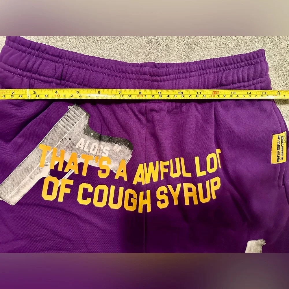 That’s A Awful Lot of Cough Syrup Glock Shorts- Purple Size M